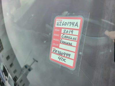 2019 Cadillac Escalade Luxury