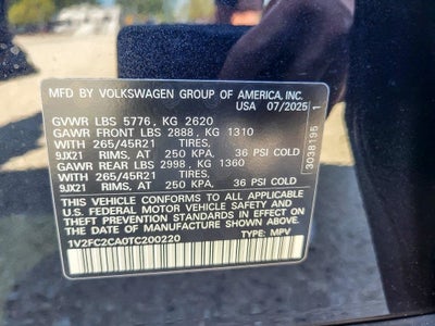 2026 Volkswagen Atlas Cross Sport 2.0T SEL Premium R-Line