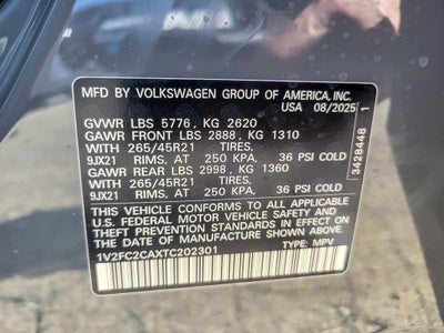 2026 Volkswagen Atlas Cross Sport 2.0T SEL Premium R-Line