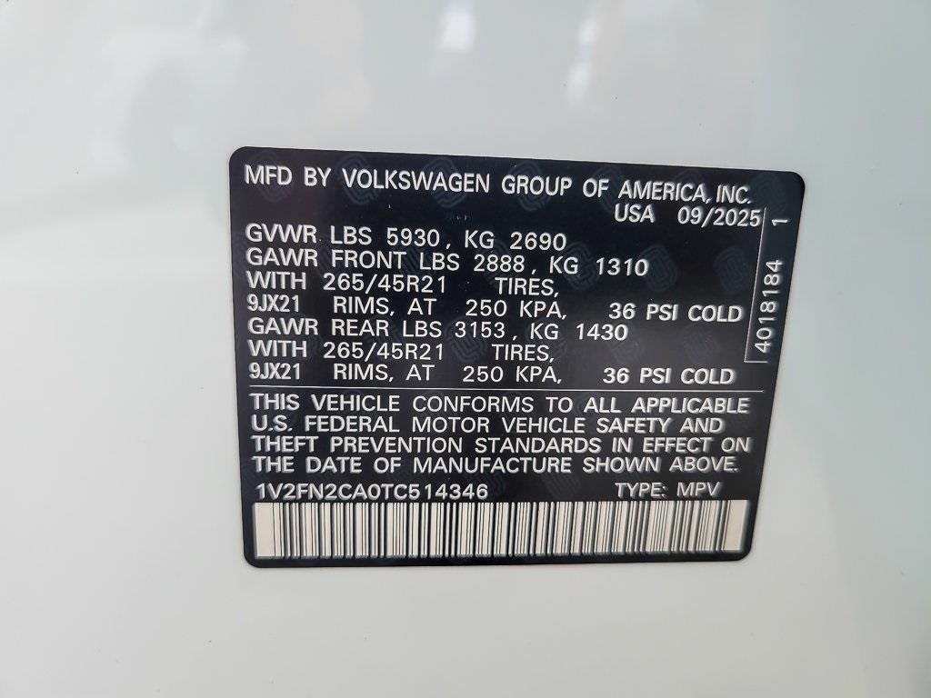 2026 Volkswagen Atlas 2.0T SEL Premium R-Line