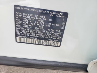 2026 Volkswagen Atlas 2.0T SEL Premium R-Line