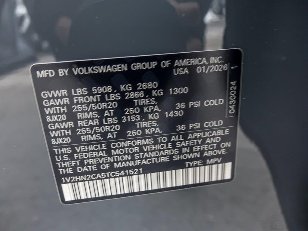 2026 Volkswagen Atlas 2.0T SE w/Technology