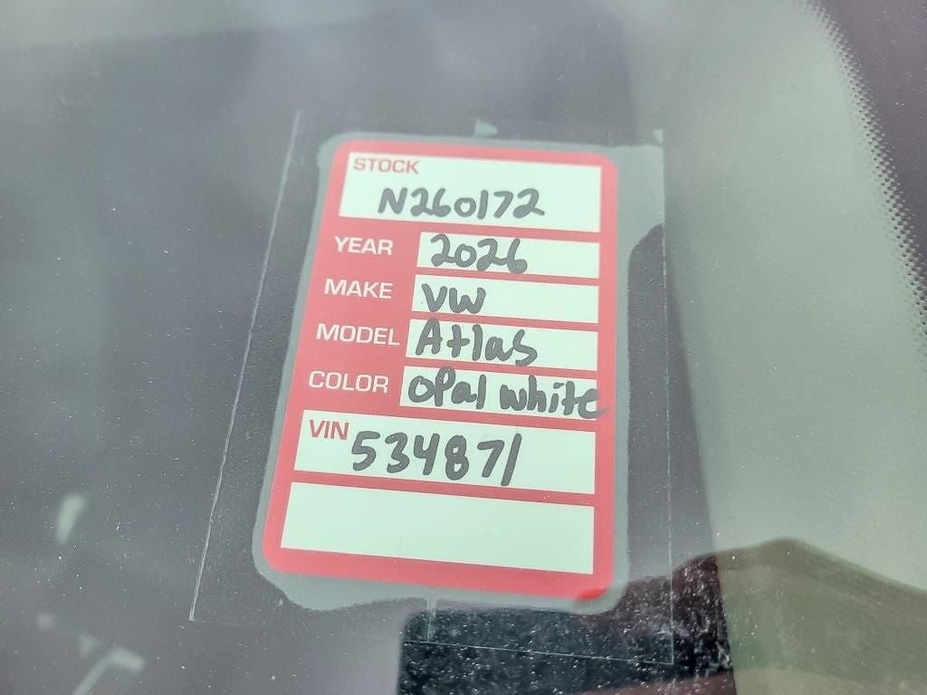 2026 Volkswagen Atlas 2.0T SE w/Technology