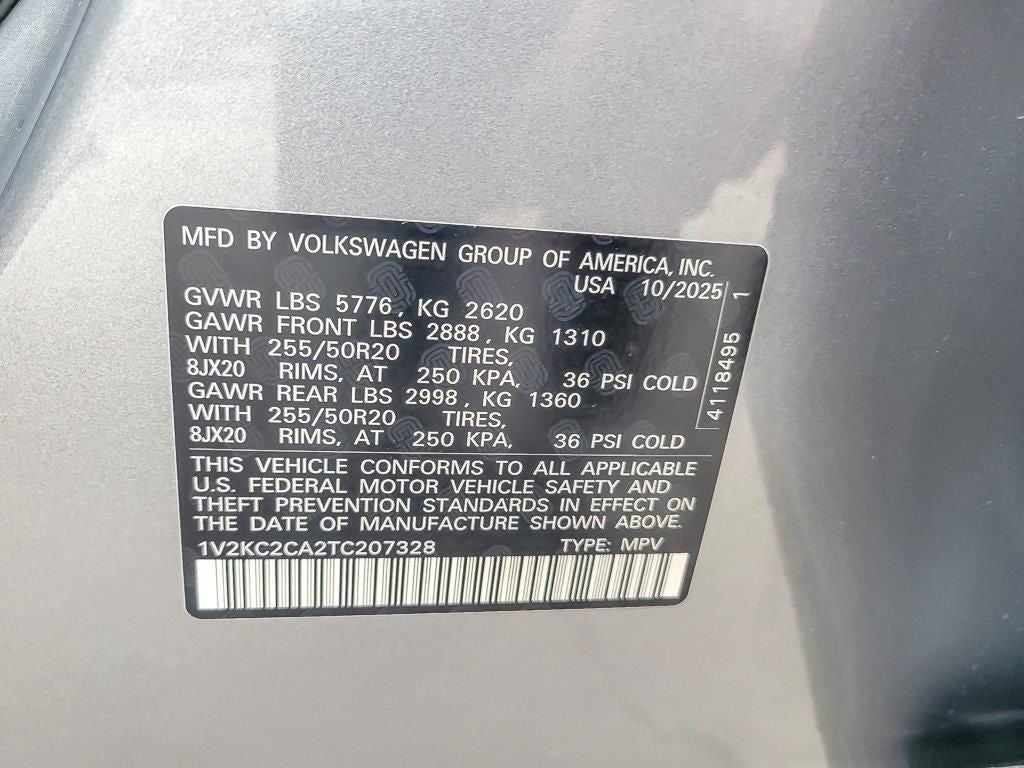 2026 Volkswagen Atlas Cross Sport 2.0T SE w/Technology