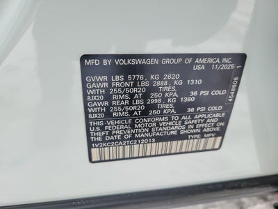 2026 Volkswagen Atlas Cross Sport 2.0T SE w/Technology