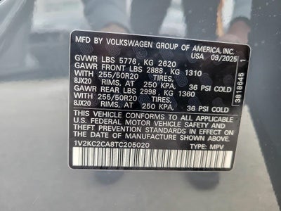 2026 Volkswagen Atlas Cross Sport 2.0T SE w/Technology