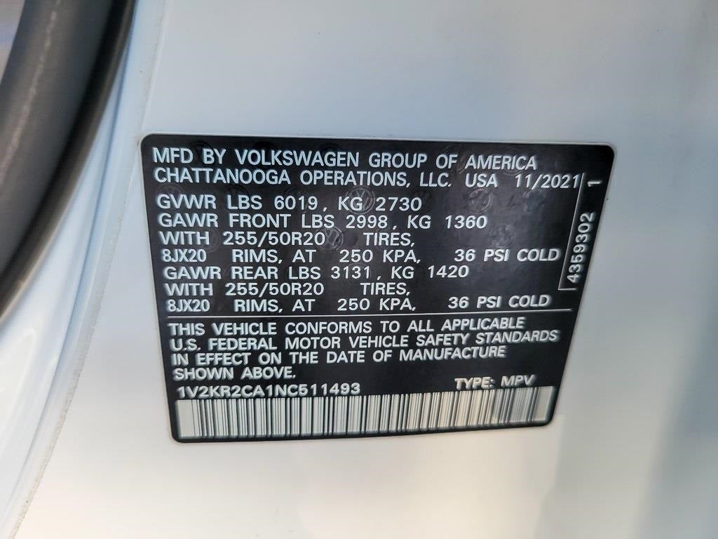 2022 Volkswagen Atlas 3.6L V6 SE w/Technology