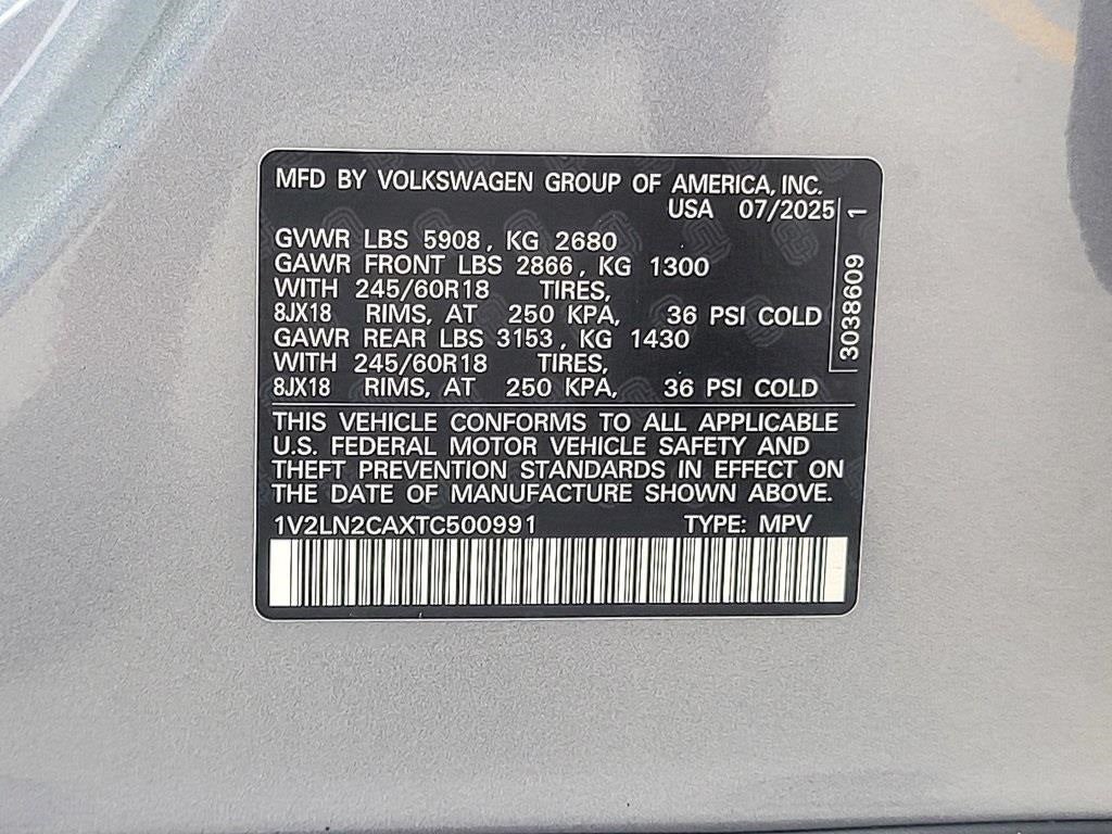 2026 Volkswagen Atlas 2.0T SE