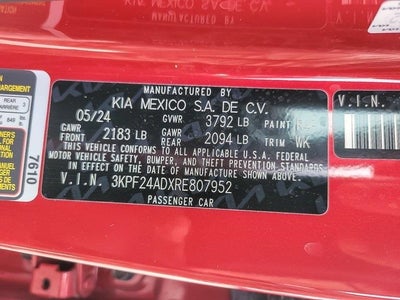 2024 Kia Forte LXS