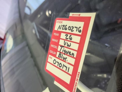 2026 Volkswagen Tiguan 2.0T SE R-Line Black