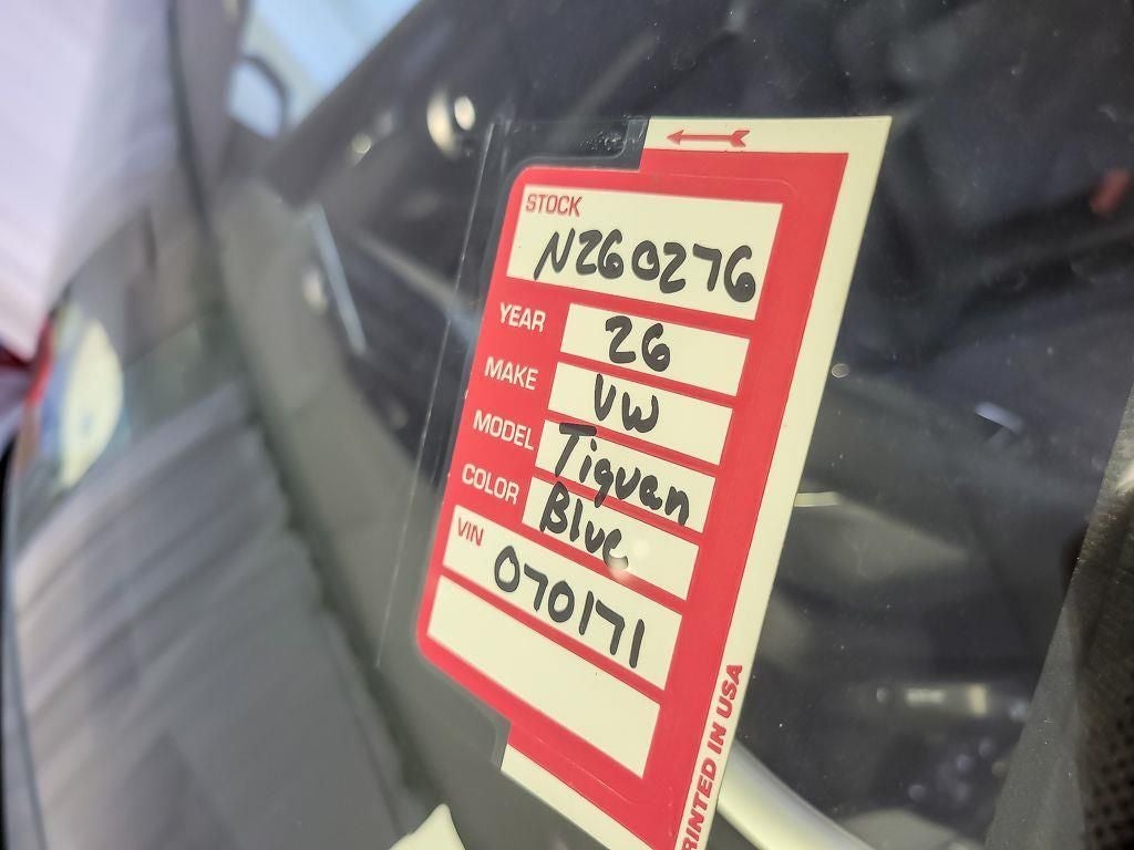 2026 Volkswagen Tiguan 2.0T SE R-Line Black