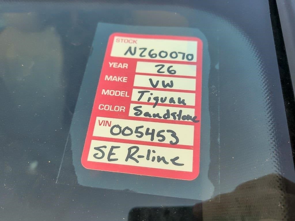 2026 Volkswagen Tiguan 2.0T SE R-Line Black