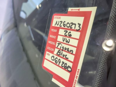 2026 Volkswagen Tiguan 2.0T SE R-Line Black