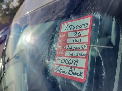 2026 Volkswagen Tiguan 2.0T SE R-Line Black