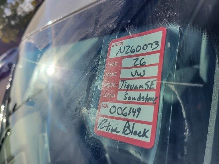 2026 Volkswagen Tiguan 2.0T SE R-Line Black