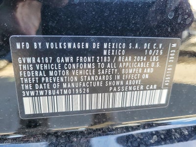 2026 Volkswagen Jetta 1.5T SE