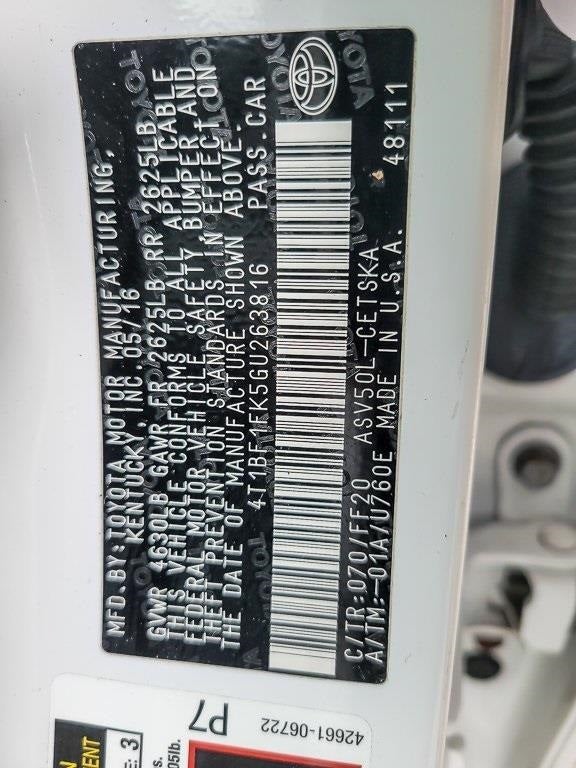 2016 Toyota Camry SE