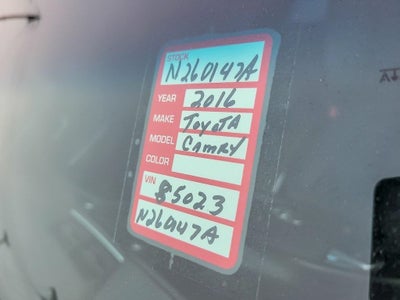 2016 Toyota Camry SE