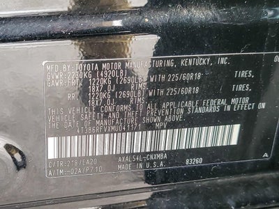 2021 Toyota RAV4 Hybrid XLE Premium